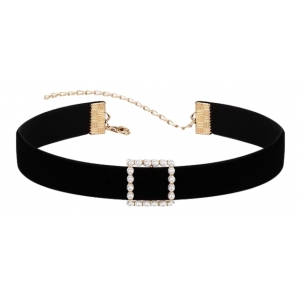 Joy Jewels Square Necklace Black