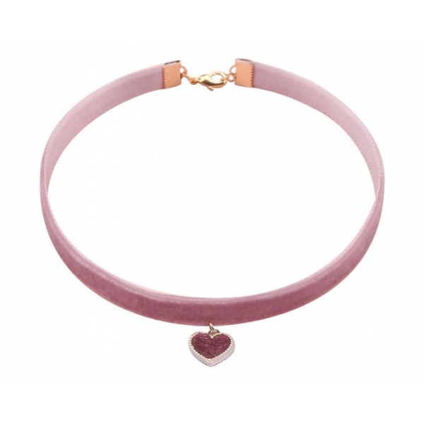 Lotus Heart Rose choker