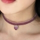 Lotus Heart Rose choker