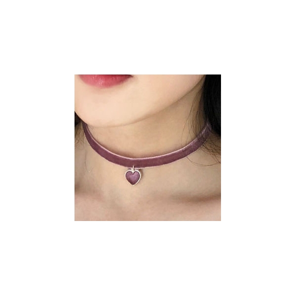 Lotus Heart Rose choker