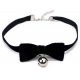 Bow Gling Necklace Black