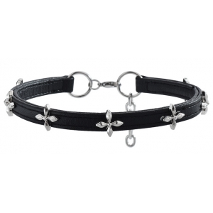 Joy Jewels Collana sottile Cross Flow Nero