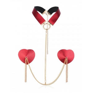 Joy Jewels Copri capezzoli rosso cuore