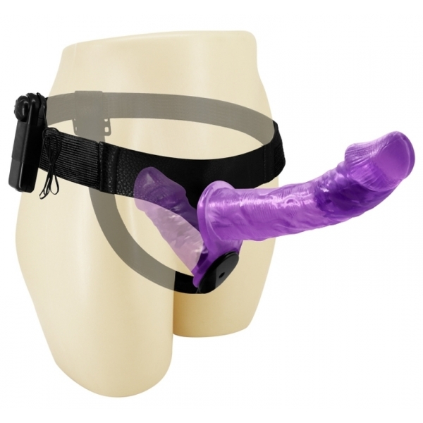 Consolador Vibrador 17 x 4.3cm Morado