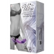 Vibrerende Dual Strap On Dildo 17 x 4.3cm Paars