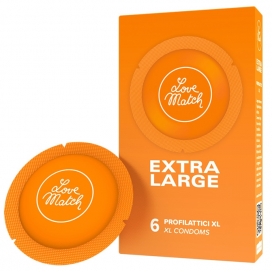 Love Match Preservativos Extra Large x6