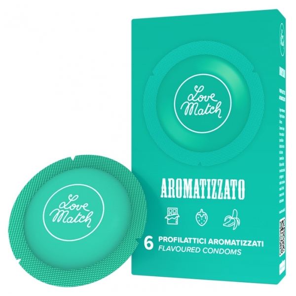 Preservativos aromatizados x6