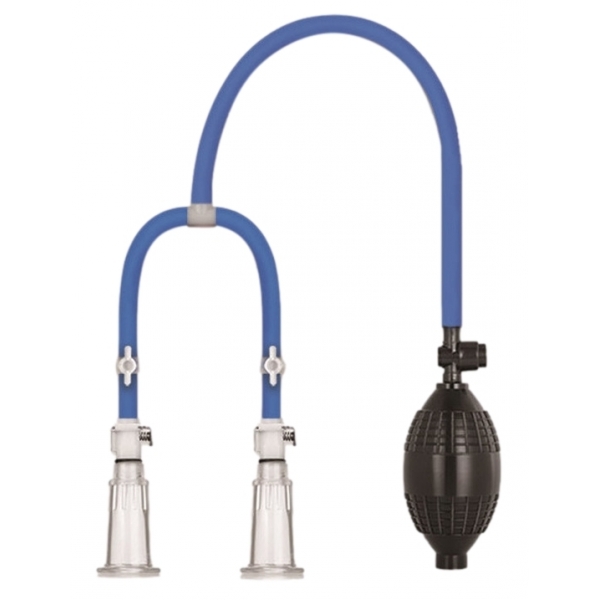 Nipple Enhancement Pump - Double BLUE