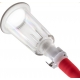 Double Cup Nipple Enhancement Pump RED