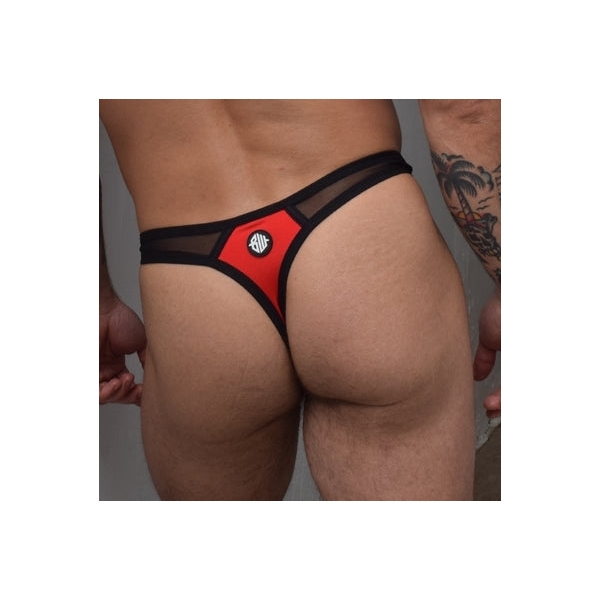 Red Hex Thong