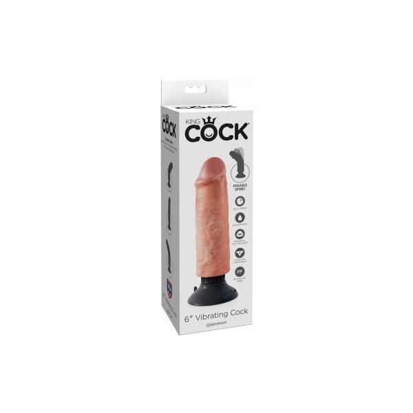 King Cock Vibrierender Dildo 16 x 4.5 cm