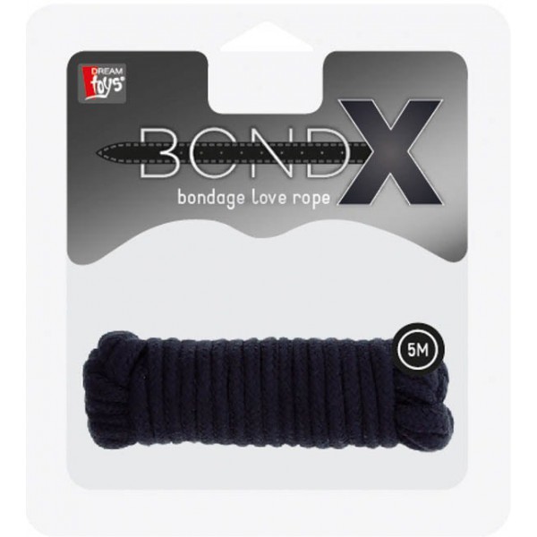 Bondage Rope Fine 5m Black