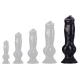 Real Lifelike PVC Dildo - 5 Size BLACK XXL