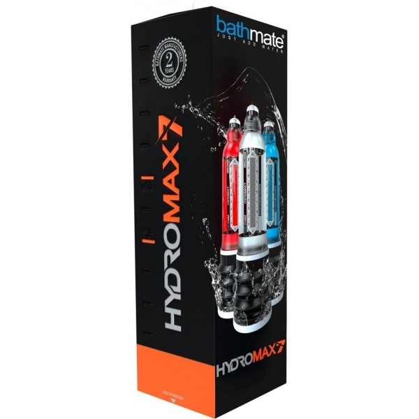 Bomba para el pene Hydromax 7 Red