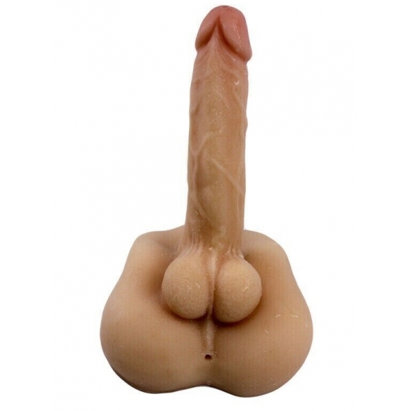 Masturbator Big Dick Hole Anus und Penis flexibel 18 x 4cm