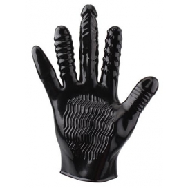 BlackMont Quintuple Anale Handschoen 5 texturen en Vibratie
