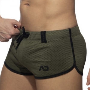 Addicted Loop Mesh Shorts Khaki