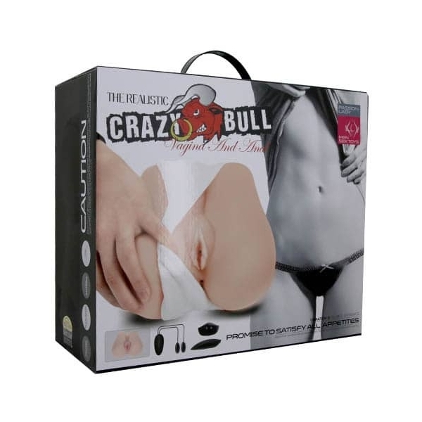 Crazy Bull Full Appetite Masturbador de nalgas con vibración