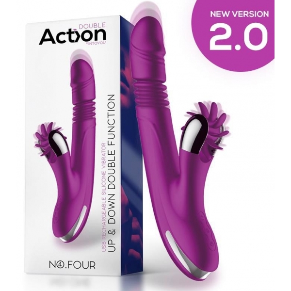 Vibro Rabbit Up &amp; Down 10 x 3.5cm Violett