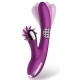 Vibro Rabbit Doble Giratorio 10 x 3,5cm Morado