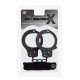 Metal Handcuffs and Rope 3M black