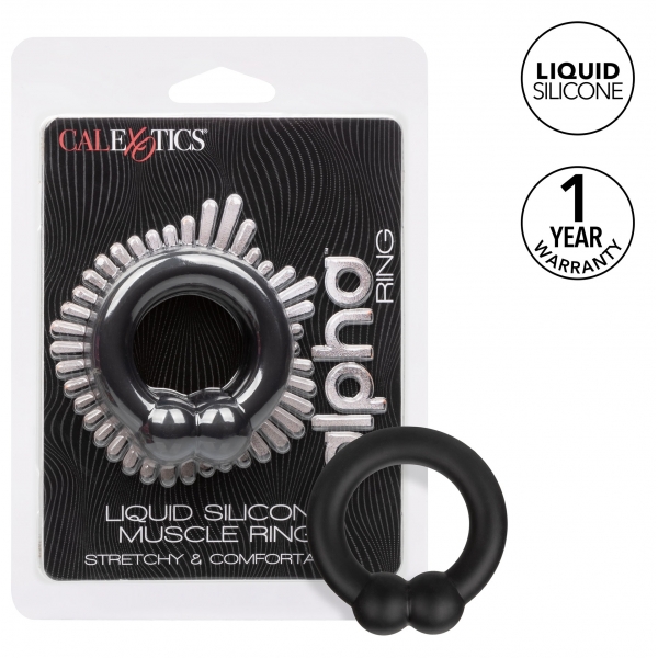 Cockring Muscle Ring Alpha 37mm Nero