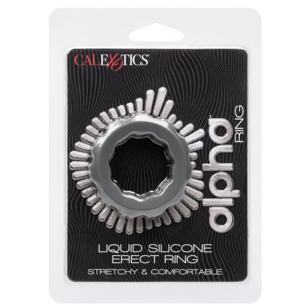 Cockring Silicone Erecte Ring Alpha 37mm Grijs