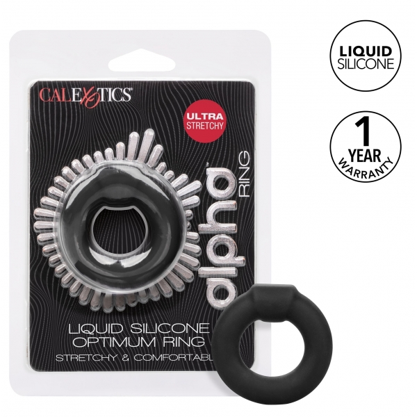 Cockring Silicone Optimum Alpha 32mm Black