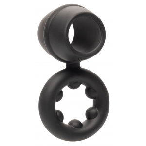 alpha ring Ballstretcher Silicona Magnum Alpha Negro