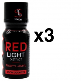 Sexline RED LIGHT DISTRICT 15ml x3