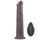 Dildo vibrante Rotacock grande 24 x 5cm marrone