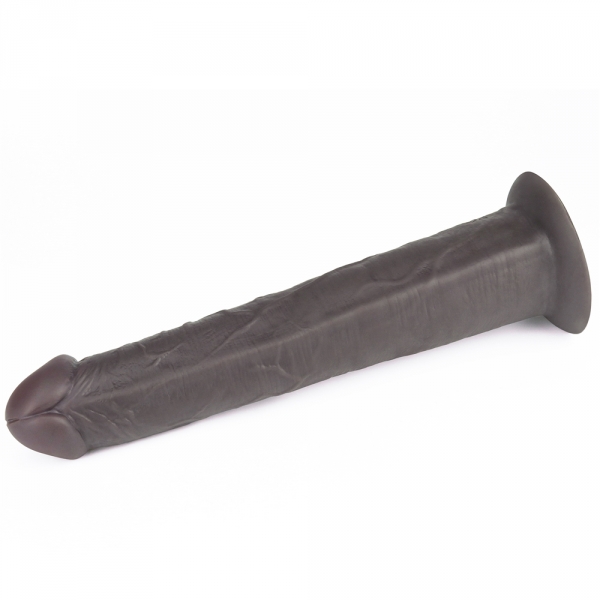 Dildo Vibratório Big Rotacock 24 x 5cm Castanho