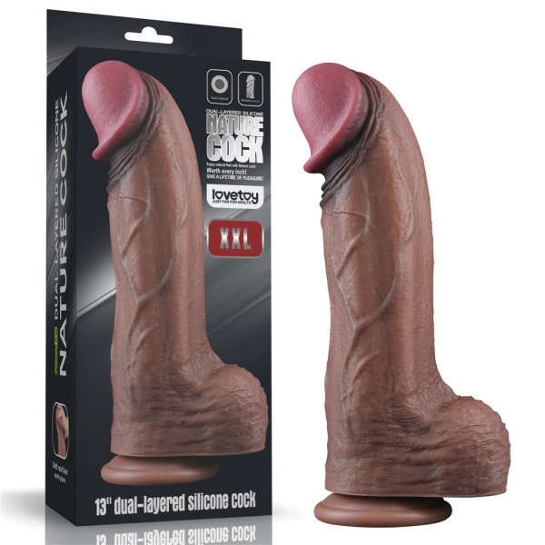 Siliconen Dildo Worth Cock 26 x 7,5cm