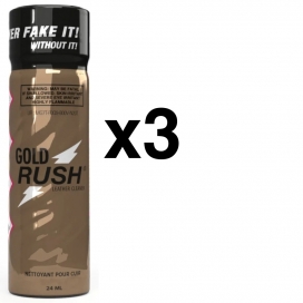 BGP Leather Cleaner GOLD RUSH Tall 24ml x3