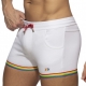 Rainbow Tape Addicted Shorts White