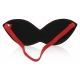 Sm Bound Luxe Masker Zwart-Rood