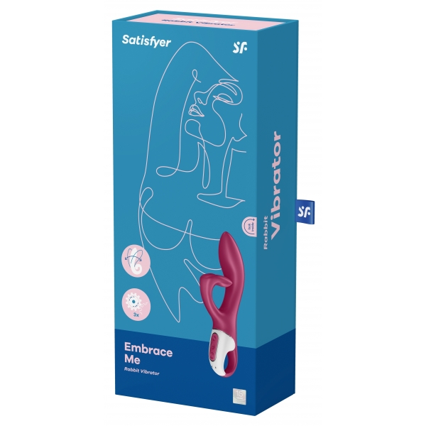 Vibro Konijn Embrace Me Satisfyer 20cm Fuchsia