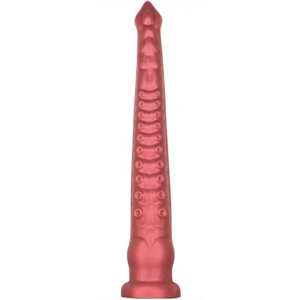 Dildo Oktoop S 30 x 4.5cm Rood