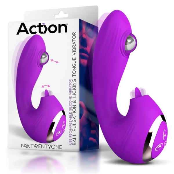 Klitoris-Stimulator Ball Pulsation Action 10 Vibrationen