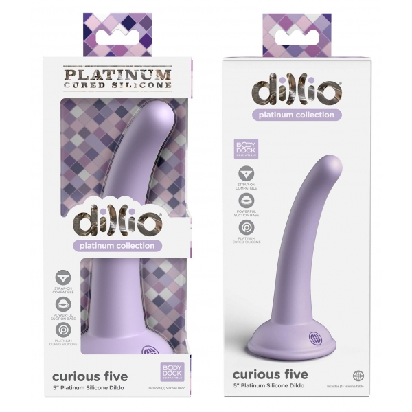 Dildo Curious Five 13 x 2.5cm Purple