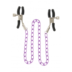  Pinces pour tétons Nipple Chain Purple
