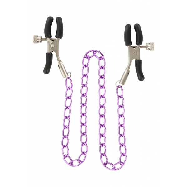Nippelklemmen Nipple Chain Purple