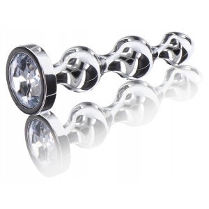 ANAL PLAY TOYJOY Diamond Star Beads Medium Silver