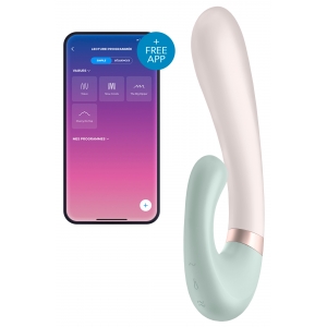 Satisfyer Estimulador del Punto G Heat Wave Satisfyer Connected 14 x 3,5cm Menta