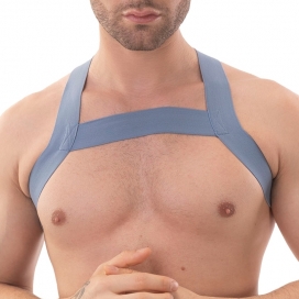 Matt Pop Blue Elastic Harness