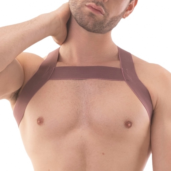 Matt Pop Pink Elastic Harness