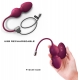 Huevo Vibrador Bolas del Amor Dorcel 9 x 3.5cm Morado