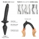 Plug Dildo Switch Realistic Strap-On-Me L 16 x 3.4cm Black