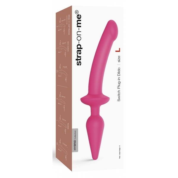 Plug Dildo Switch Strap-On-Me L 16 x 3.4cm Pink