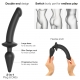 Dildo de tomada de interruptor com correia L 16 x 3,4cm Preto